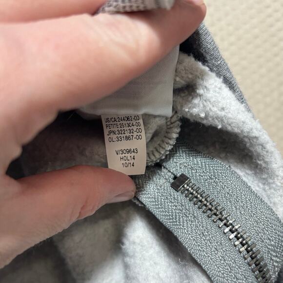 Banana Republic M Gray Floral Animal Print Sweatshirt Crewneck Zip Sides - Picture 7 of 10